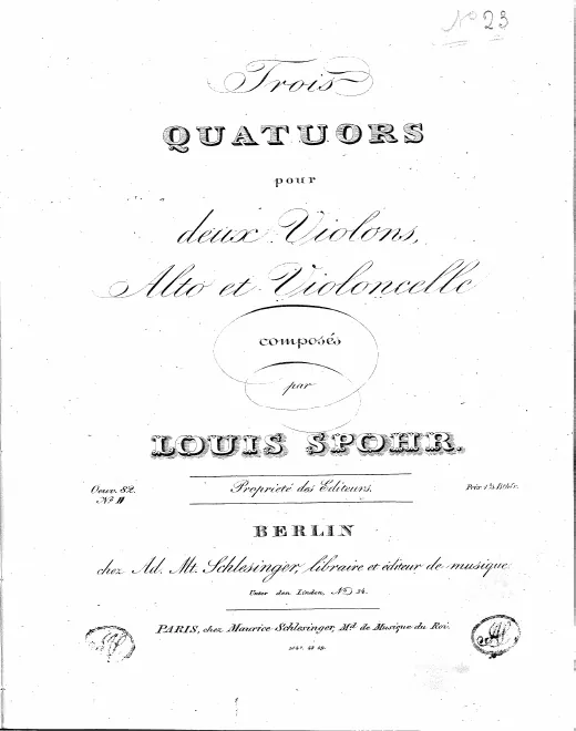 First page of String Quartet No.24