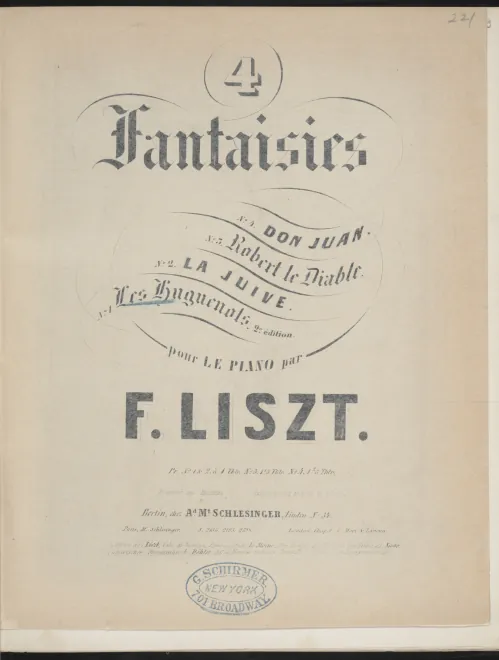 First page of Réminiscences des Huguenots