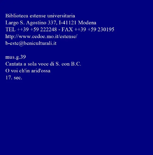 First page of Giuditio universale