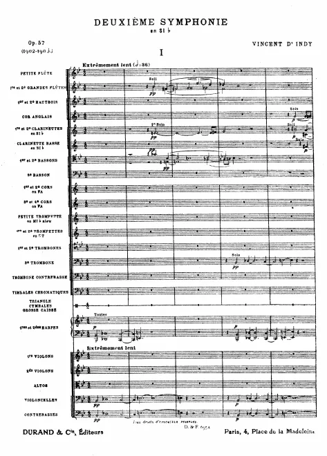 First page of Symphony No.2