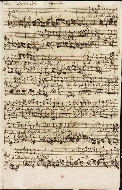 First page of Alles mit Gott und nichts ohn' ihn