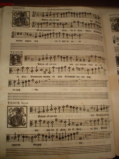 First page of Ardens est cor meum