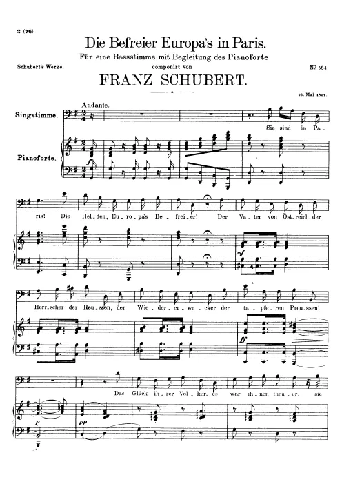 First page of Die Befreier Europas in Paris