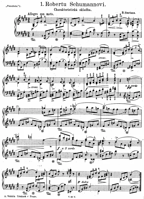 First page of 3 Album Leaves, Op.3