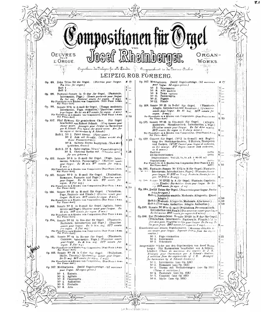 First page of Organ Sonata No.17