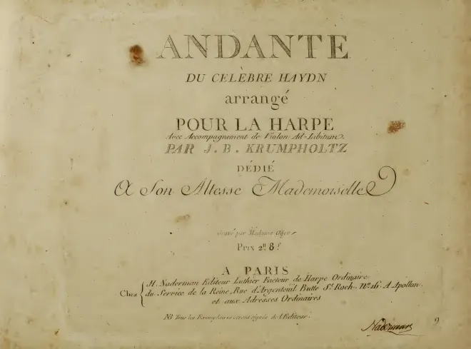 First page of Symphony No.53 in D major