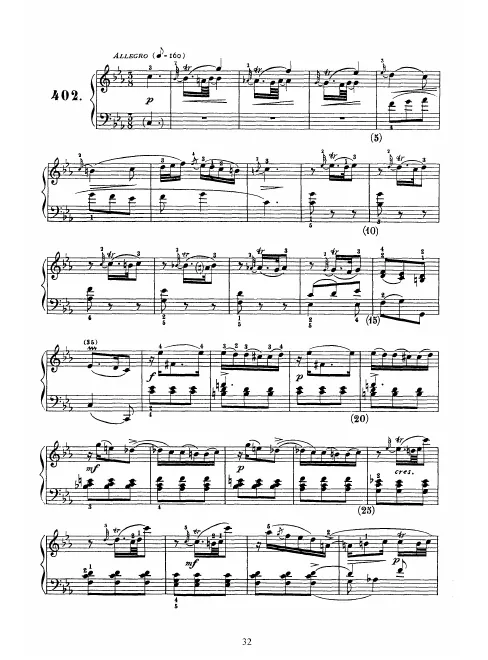 First page of Keyboard Sonata in C minor