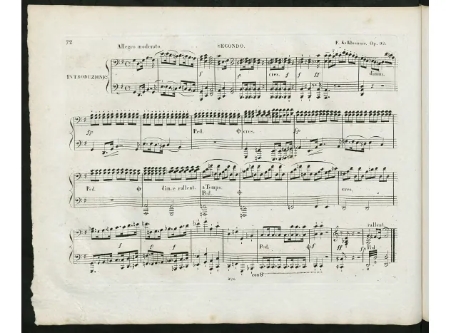 First page of Variations sur un air de 'Le Comte Ory'