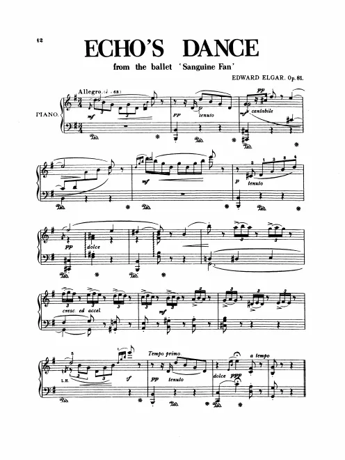 First page of The Sanguine Fan
