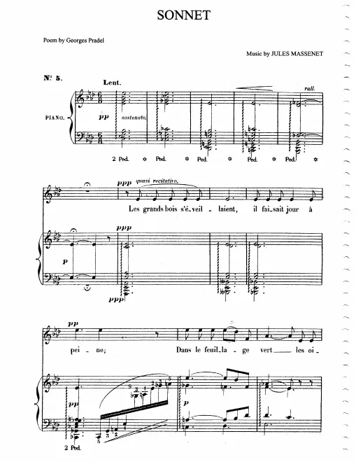 First page of Sonnet