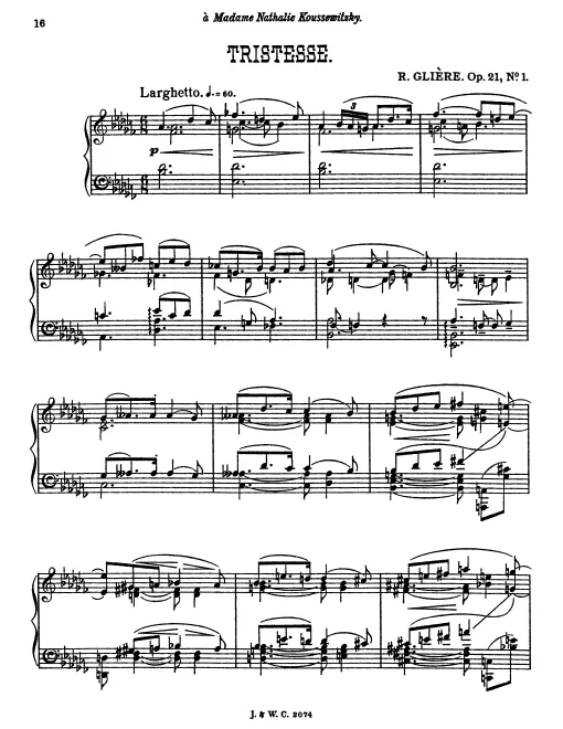 First page of 3 Pieces for Piano