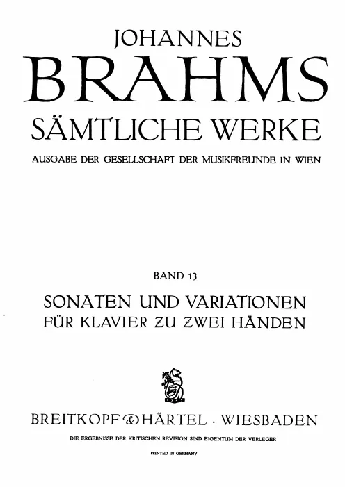 First page of Piano Sonata No.1