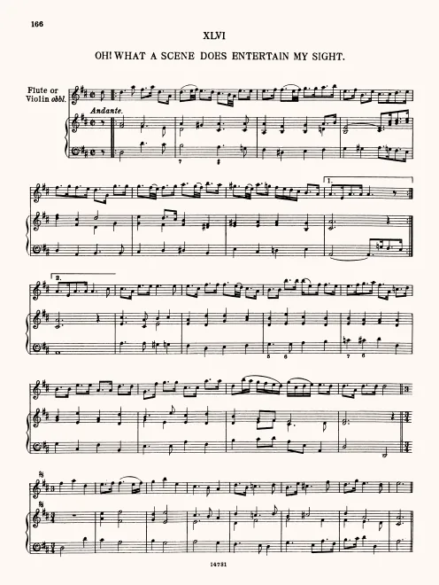 First page of Oh! What a Scene Does Entertain My Sight
