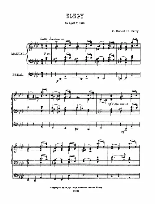 First page of Elegy