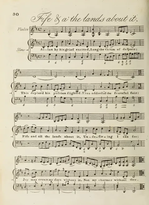 First page of Fife and a' the lands about it, Hob.XXXIa:29