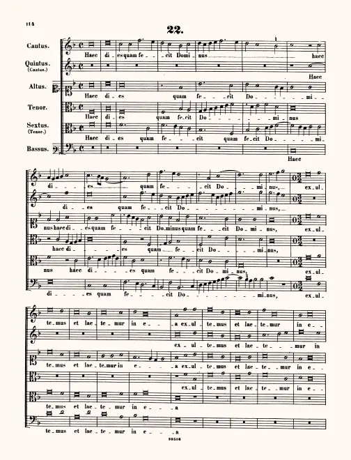 First page of Haec dies