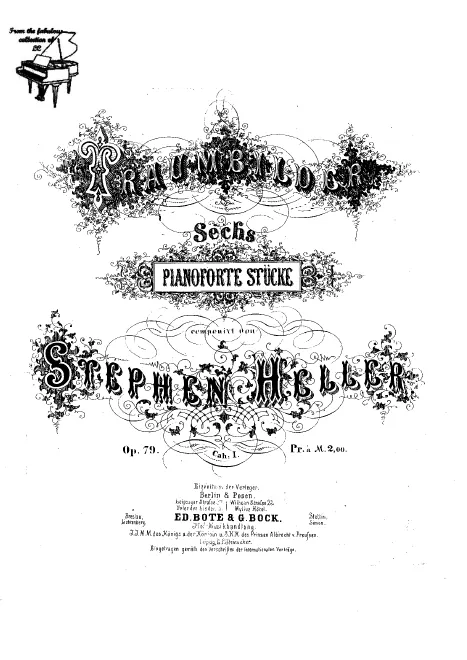 First page of Traumbilder, Op.79