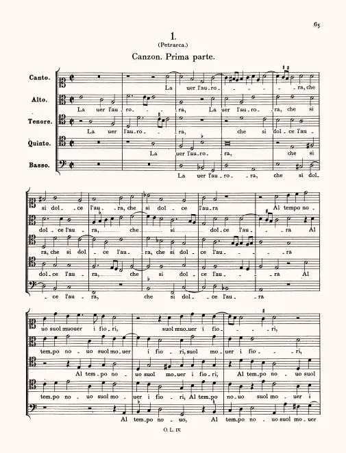 First page of La ver l'aurora