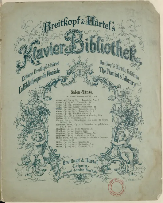 First page of Valses-Rêveries