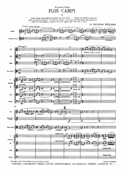 First page of Flos Campi