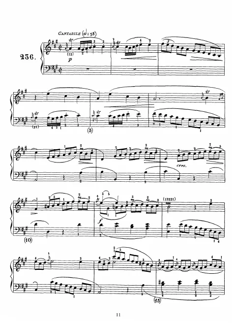 First page of Keyboard Sonata in A major