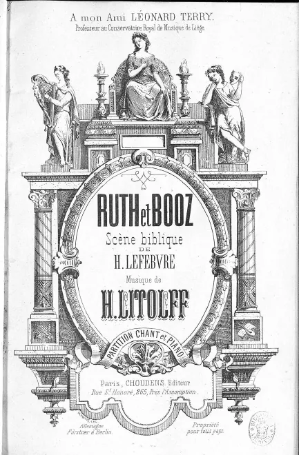 First page of Ruth et Booz