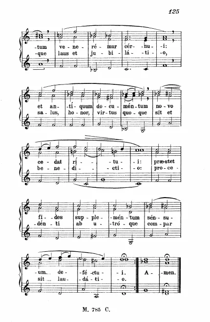 First page of Tantum ergo tono I