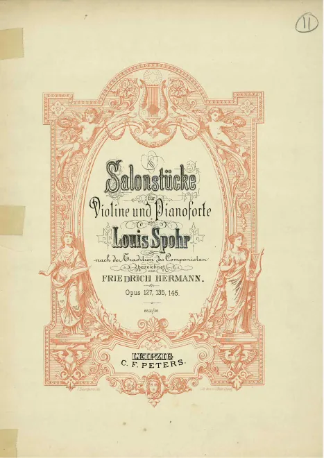 First page of Sechs Salonstücke