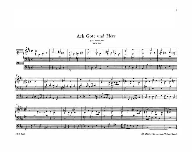 Ach Gott und Herr, BWV 714