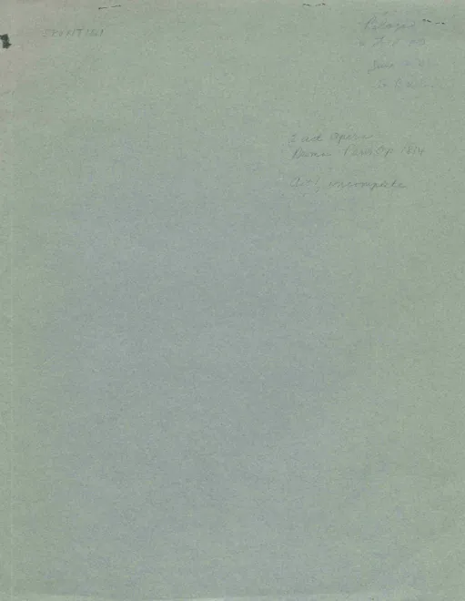 First page of Pélage ou Le roi et la paix