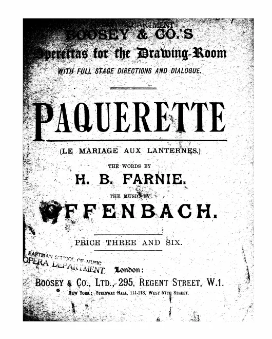 First page of Le mariage aux lanternes