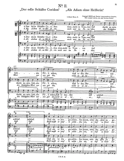 First page of Der edle Schäfer Coridon