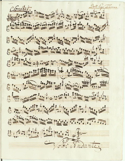 First page of Duet for 2 Flutes