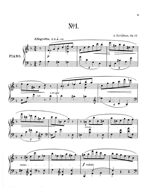 First page of 7 Preludes
