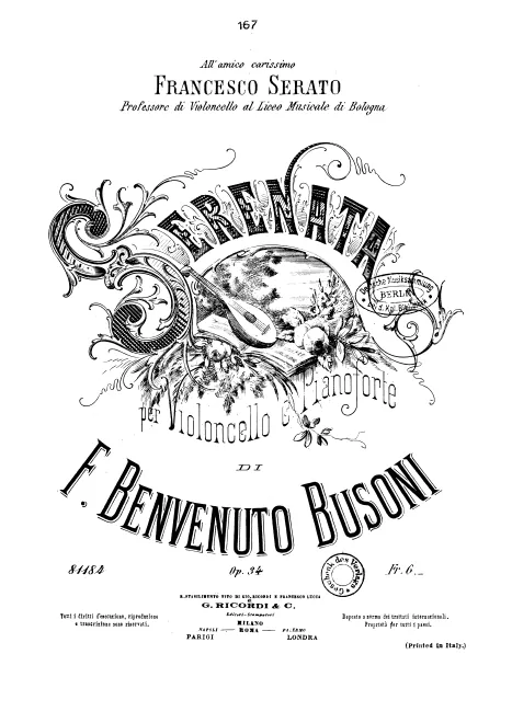 First page of Serenata