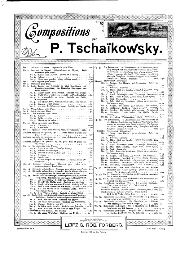 First page of 6 Romances