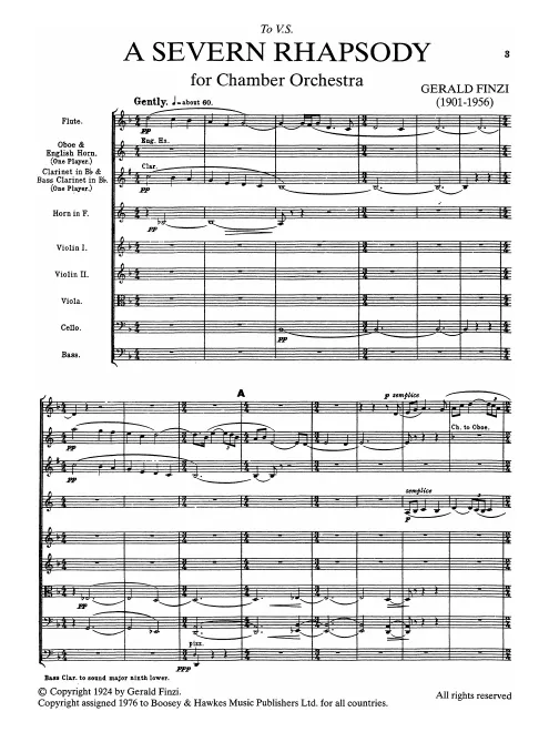 First page of A Severn Rhapsody