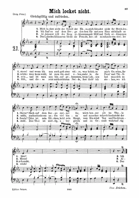 First page of Verdankt sei es dem Glanz