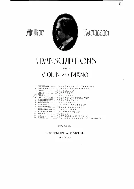 First page of Mazurka in C minor