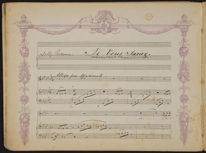 First page of Si Vous Saviez
