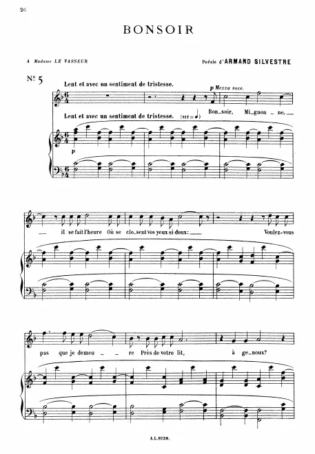 First page of Bonsoir
