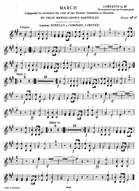 Cornet 1/2 (B)