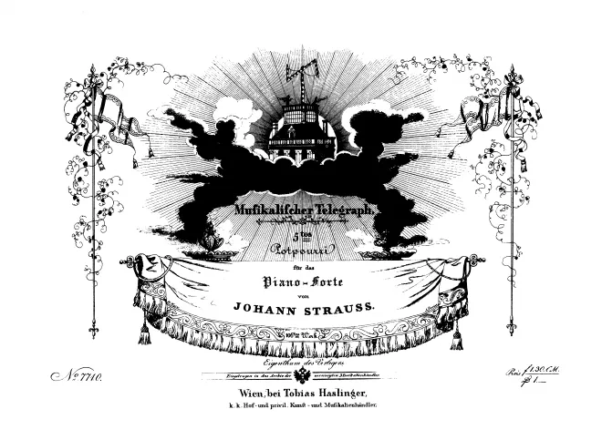 First page of Musikalischer Telegraph, Op.106