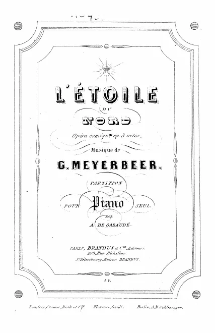 First page of L'étoile du nord