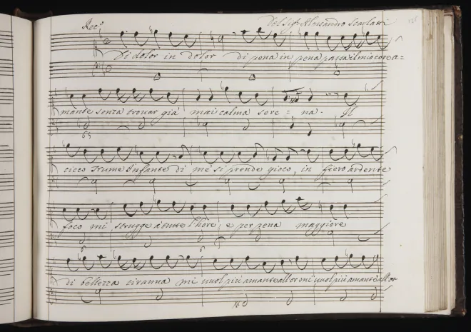 First page of Di dolor in dolor di pena in pena
