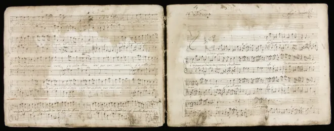 First page of La speme un desio tormentoso