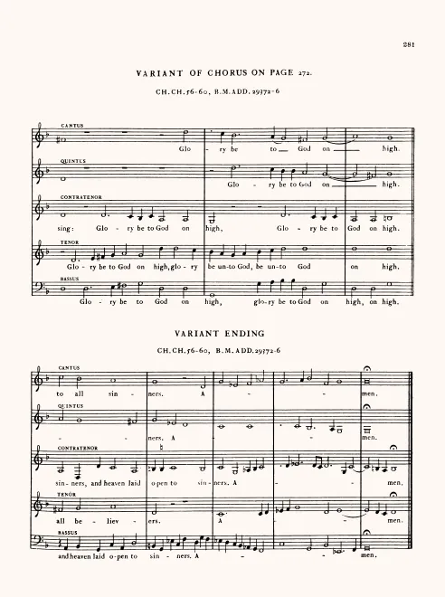 Selections (Variant Passages)
