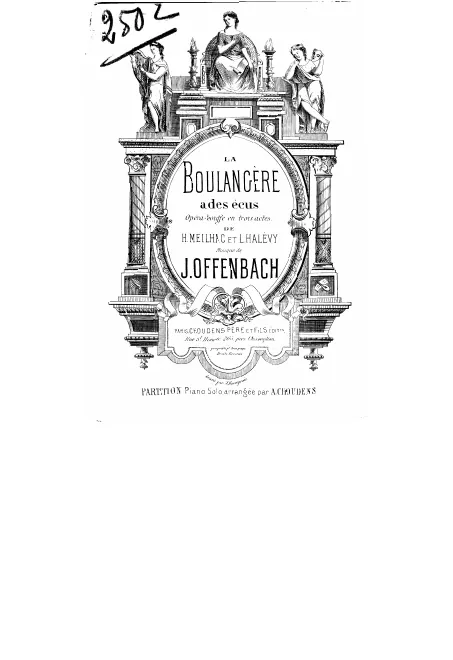First page of La boulangère a des écus