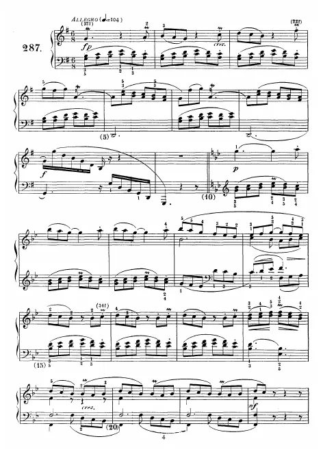 First page of Keyboard Sonata in G major