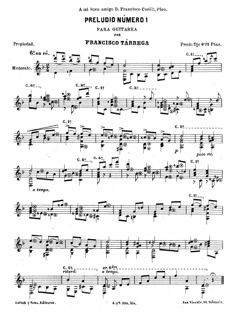 First page of Prelude No.1